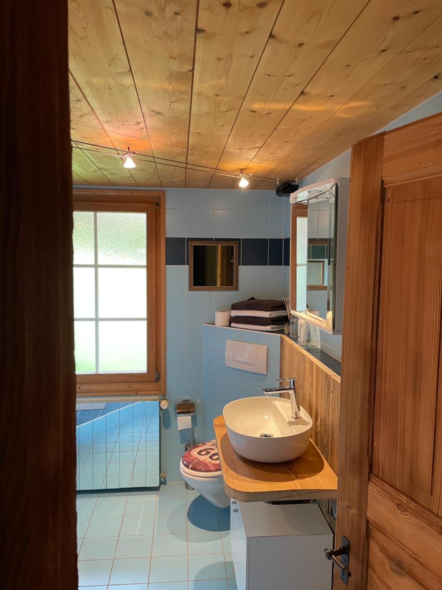 Edelweiss 4 Zi Ferienwohnung In Landhaus Фрутиген Екстериор снимка